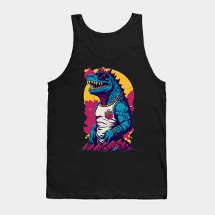 Retro Godzilla Tank Top